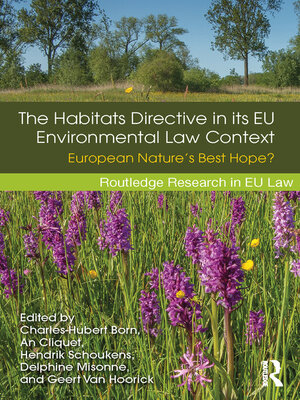 cover image of The Habitats Directive in its EU Environmental Law Context